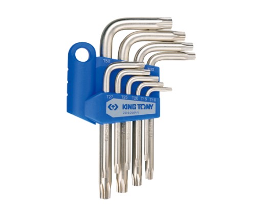 KING TONY 20409PR НАБІР 1147 - TORX З ОТВОРОМ T10-T50