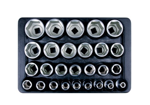 ТОРЦЕВЫЕ КЛЮЧИ KING TONY 1/2'' 27 ШТ. 8 - 36 мм