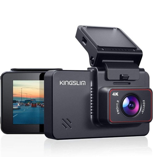 Подвійна відеореєстратор KINGSLIM 4K З WIFI GPS