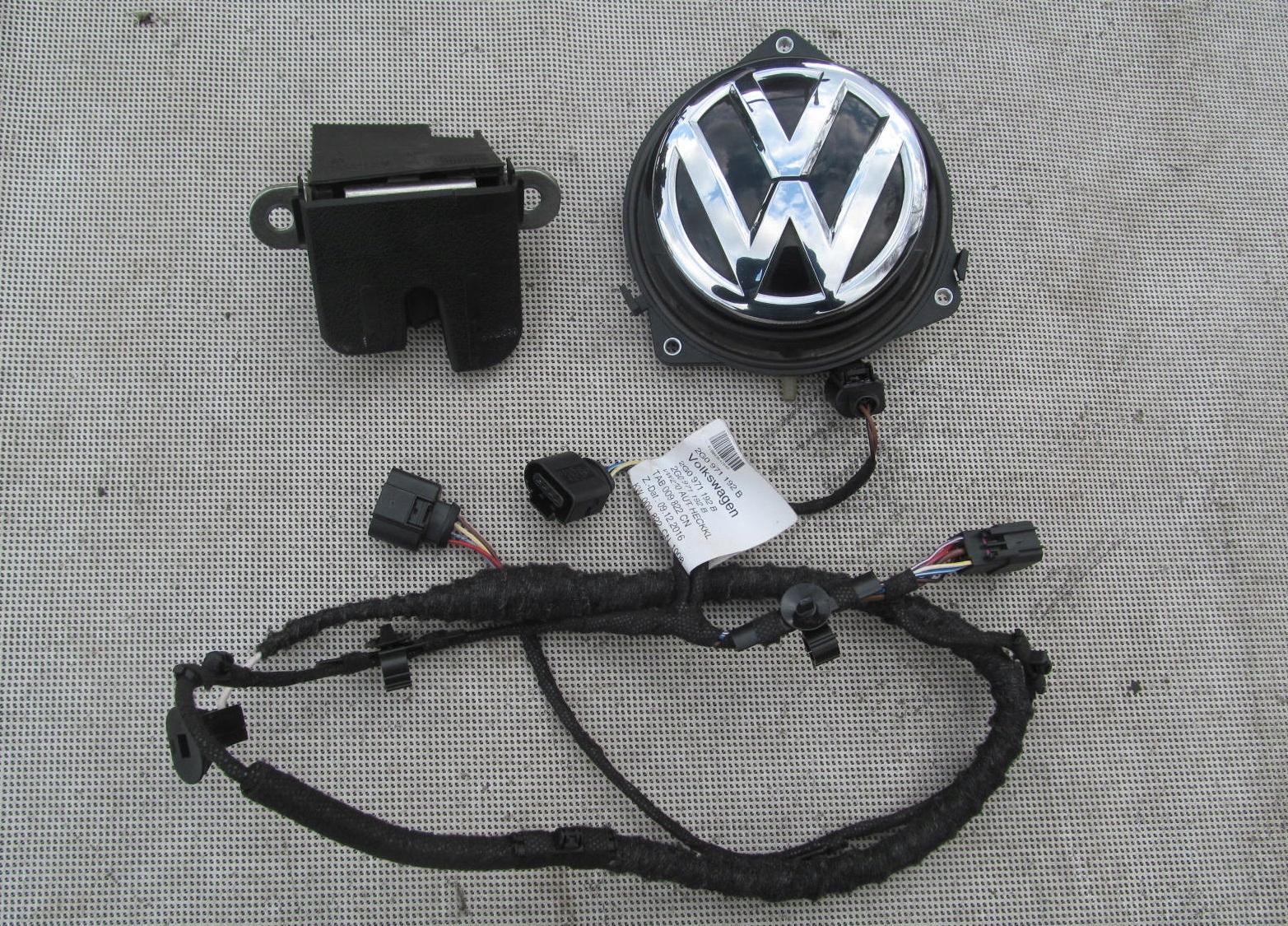 2G0971192B 5GE827469D - Дверна ручка установка замок люка - VW POLO VI 2G 17R