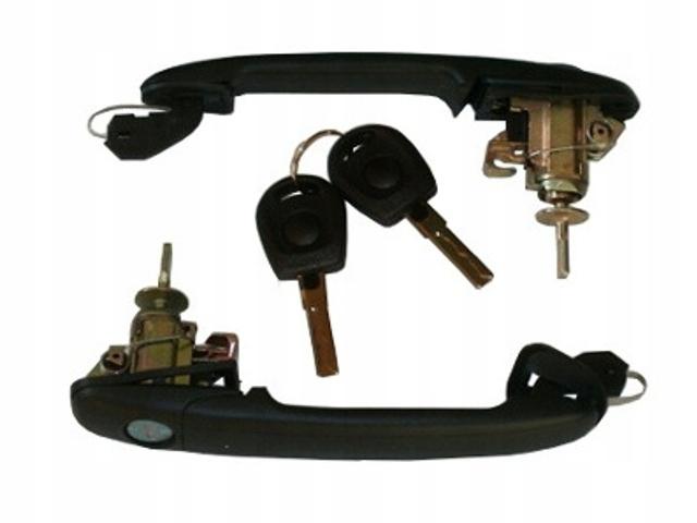 6K0837206 - ДВЕРНАЯ РУЧКА ЗАМОК ВСТАВКА ДВЕРИ ЛЕВАЯ + ПРАВАЯ FORD GALAXY