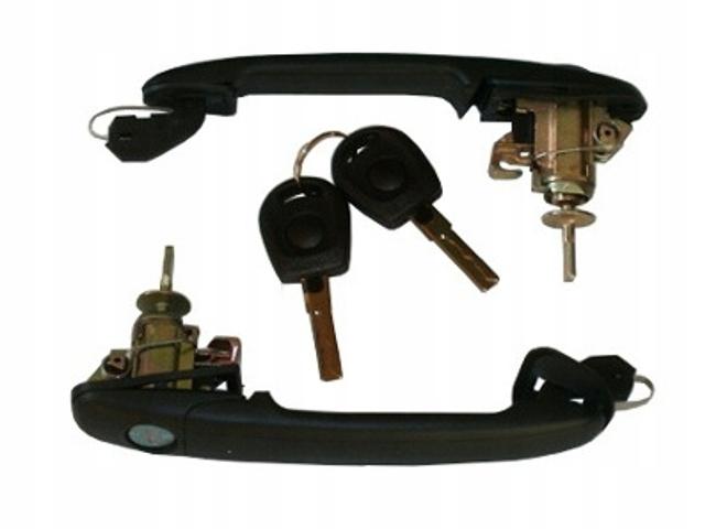 6K0837206 - ДВЕРНАЯ РУЧКА ЗАМОК ВСТАВКА ДВЕРИ ЛЕВАЯ + ПРАВАЯ VW SHARAN