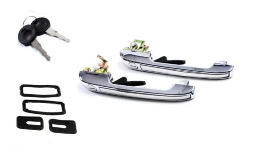 33-0856/CH - Ручка ручки дверей передня гольф MK1 MK2 Jetta хром