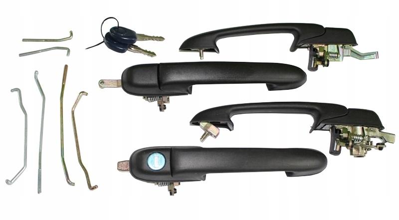 46787584 - ДВЕРНЫЕ РУЧКИ ПЕРЕДНЯЯ ЗАДНЯЯ ЛЕВАЯ ПРАВАЯ FIAT MAREA 4ШТ