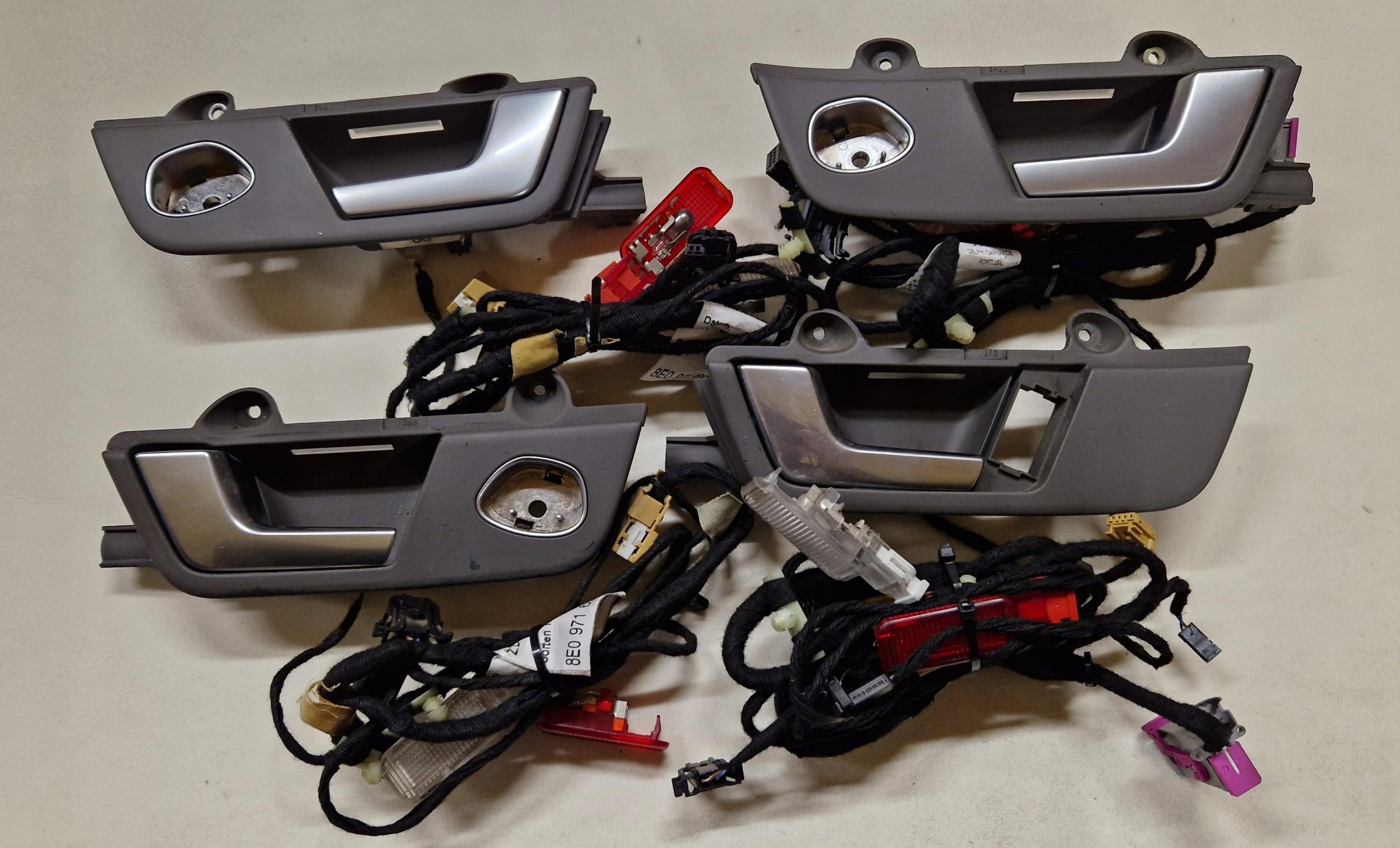 Дверные ручки с подсветкой AUDI A4 B6 B7 SWING комплект EU