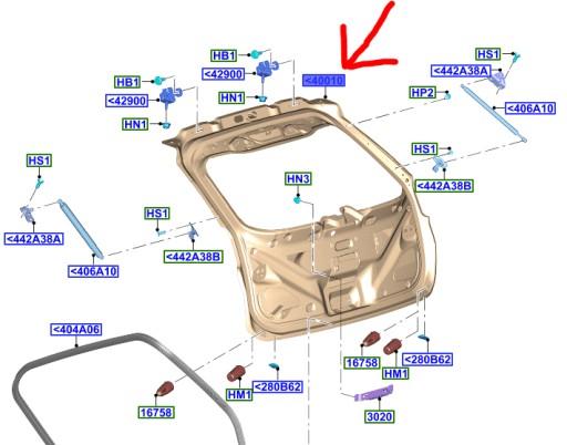 8K9853580V7W - Передняя дверь подоконник протектор Audi A4 B8 Allroad 2010-2015