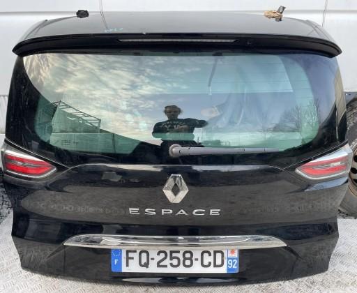 KLAPA BAGAZNIKA KOMPLETNA Z SZYBA DO RENAULT ESPACE V 5 KOD LAKIERU: TEGNE - КОМПЛЕКТ КРЫШКИ БАГАЖНИКА RENAULT ESPACE V 5 TEGNE