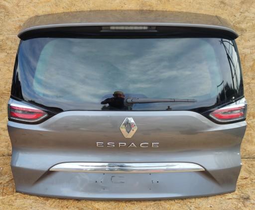 klapa tylna tył espace V - КОМПЛЕКТ ЗАДНЕГО КАПОТА RENAULT ESPACE V 15-20 ЛЕТ