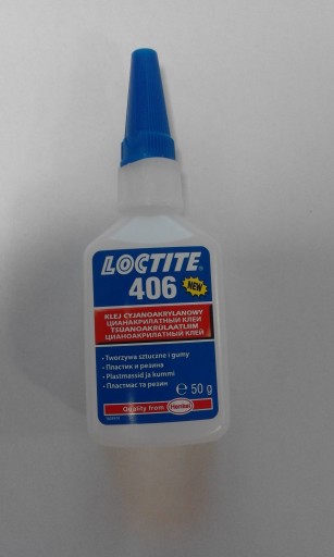 КЛЕЙ LOCTITE 406 OP.50 р. з польської дистрибуції.