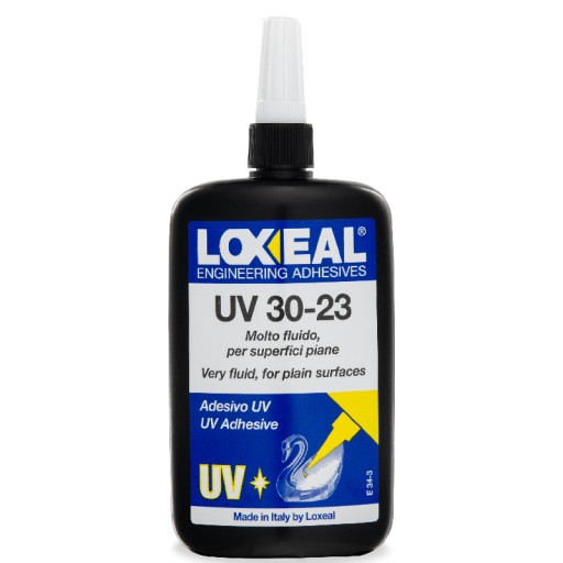 УФ-КЛЕЙ ДЛЯ СКЛА ТА МЕТАЛУ НИЗЬКОЇ В'ЯЗКОСТІ LOXEAL 30-23 250 мл
