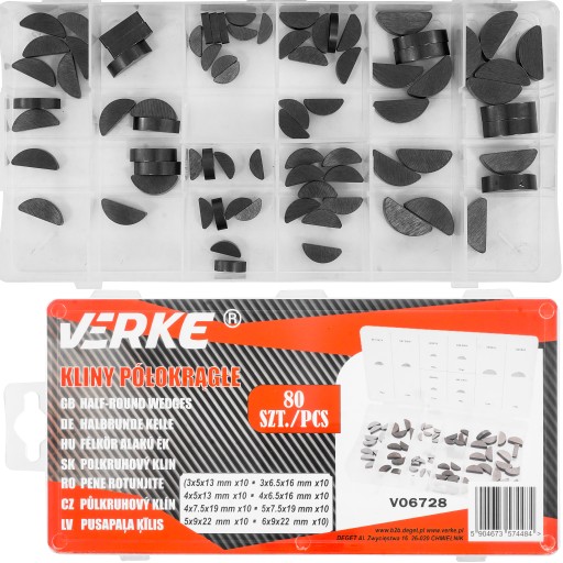 ЧЕЛНОК ПОЛУКРУГЛЫЕ НАБОР ПОЛУКРУГЛЫХ КЛИНОВ-ЧЕЛАНЦЕВ 80 ШТ.