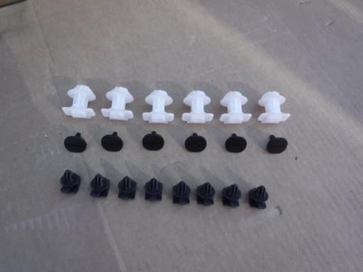 JX61 - ЗАЖИМЫ КНОПКИ ПОРОГА FORD FOCUS MK4 В СБОРЕ