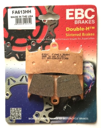 FA613HH - КОЛОДКИ ПЕРЕДНІ BMW K 1600 GT SE GTL BAGGER РІК 11-20