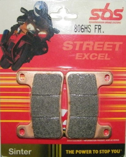 КОЛОДКИ SBS 806HS KAWASAKI Z 1000 10 -, ZX-10R 08-