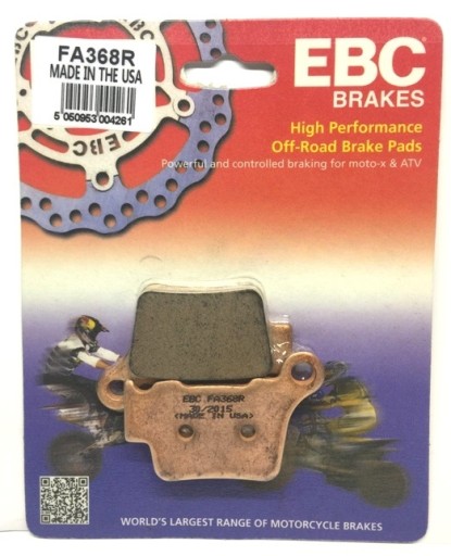 FA368R - КОЛОДКИ ЗАДНИЕ KTM EXC 125 250 300 400 450 500 525 530
