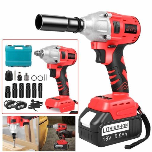 АККУМУЛЯТОРНЫЙ КЛЮЧ 5,5 АЧ X2 АККУМУЛЯТОРНЫЙ.ЧЕРНЫЙ ДЛЯ КОЛЕС 600 НМ POWER ЧЕРНЫЙ