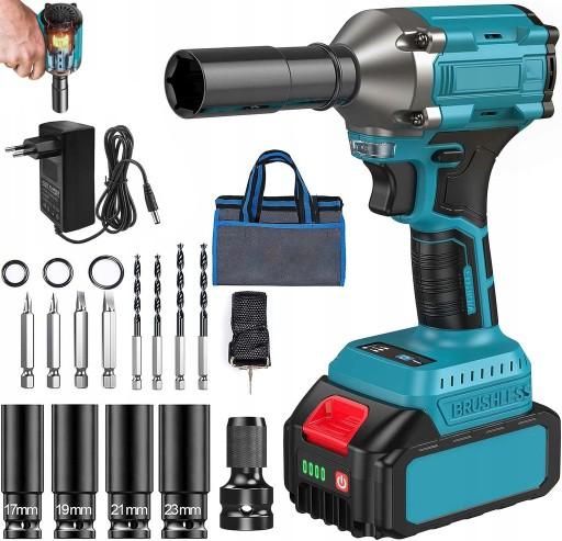 АККУМУЛЯТОРНЫЙ УДАРНЫЙ гайковерт 21 В 4 Ач 550 НМ + АККУМУЛЯТОР