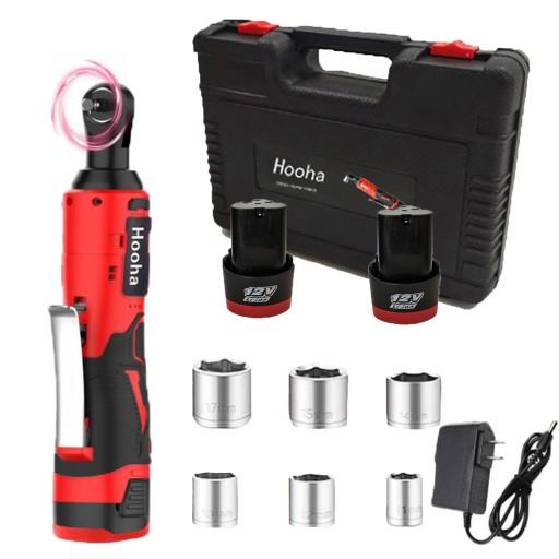 ЭЛЕКТРИЧЕСКИЙ КЛЮЧ УДАРНЫЙ ХРАПОВИК, Бесщеточный+ 3/8'', 65 НМ, 6 НАСАДОК