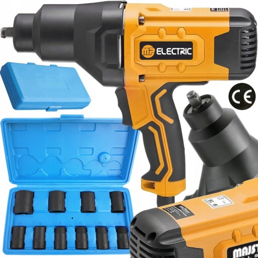 ЭЛЕКТРИЧЕСКИЙ УДАРНЫЙ КЛЮЧ ДЛЯ КОЛЕС 1/2 MP0506 2100Вт 800Нм Majster Polska