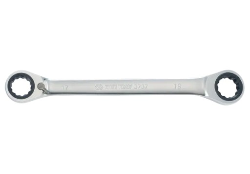 КЛЮЧ КІЛЬЦЕВИЙ ДВОСТОРОННИЙ З ТРАЗЧАТКОВОЮ ДВОСТОРОННЬОЮ 72 ЗУБИ 6мм х 7мм King