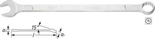 КОМБИНИРОВАННЫЙ КЛЮЧ 30 ММ ДЛИННЫЙ HAZET HAZET