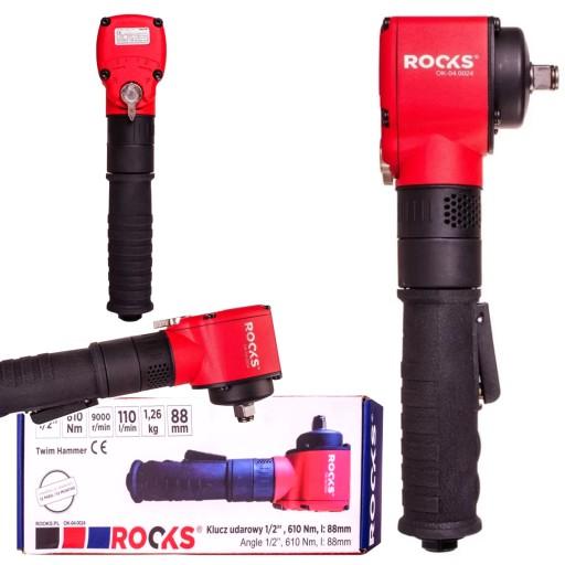 КЛЮЧ ПНЕВМАТИЧНИЙ УДАРНИЙ КУТОВИЙ 1/2'' 610Nm