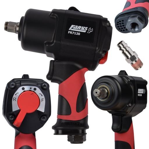 КЛЮЧ ПНЕВМАТИЧНИЙ УДАРНИЙ, короткий композитний 1/2