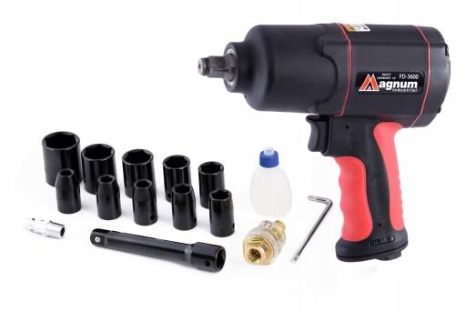 КЛЮЧ УДАРНИЙ 1620 Нм ПНЕВМАТИЧНИЙ 1/2 КОМПОЗИТНИЙ КОРПУС