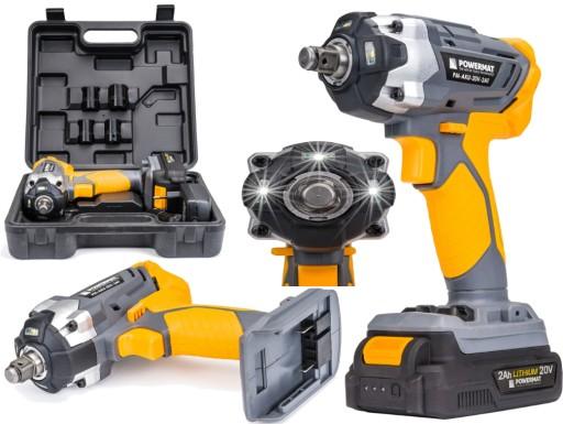 УДАРНЫЙ КЛЮЧ 20 В АККУМУЛЯТОР 2 Ач для колес 1/2 дюйма