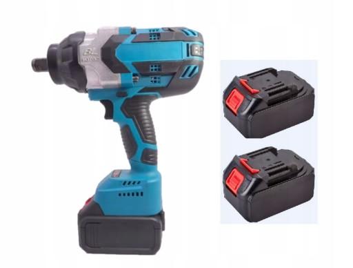 УДАРНЫЙ КЛЮЧ 3/4 ДЮЙМА С РЕДУКЦИЕЙ 1/2 БЕСПРОВОДНОЙ 2x АККУМУЛЯТОР 4 Ач