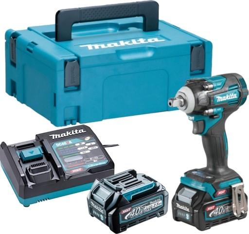 КЛЮЧ УДАРНИЙ АКУМУЛЯТОРНИЙ. 1/2'' 350NM 40V XGT 2*2.5AH MAKP TW005GD201 MAKITA