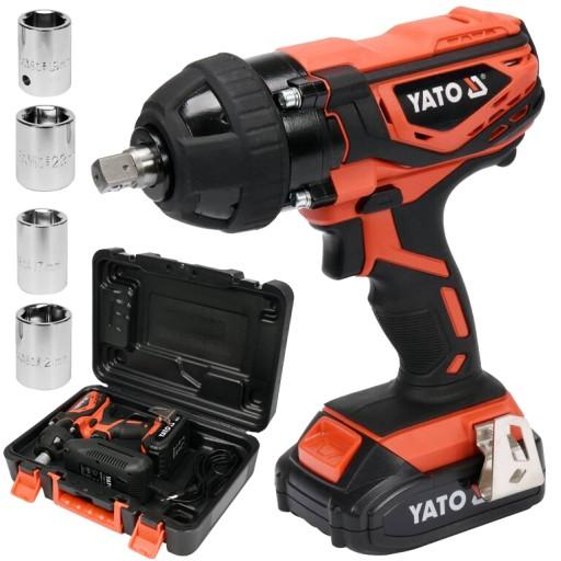 КЛЮЧ УДАРНИЙ АКУМУЛЯТОРНИЙ 18V 1/2 2.0AH YATO YT-82804 РОЗЕТКИ 18V