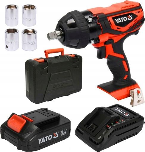 НАБІР УДАРНОГО АКУМУЛЯТОРНОГО КЛЮЧА 18V 1/2 2.0AH