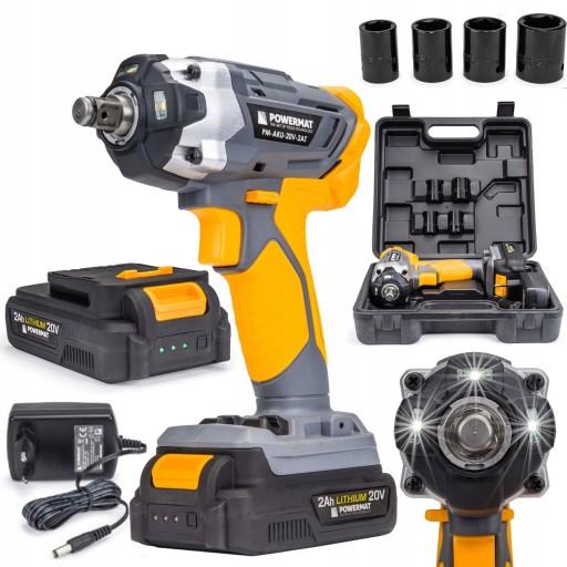 АКУМУЛЯТОРНИЙ УДАРНИЙ ГАЙКОВИЙ КЛЮЧ 20 В 350 НМ 1/2