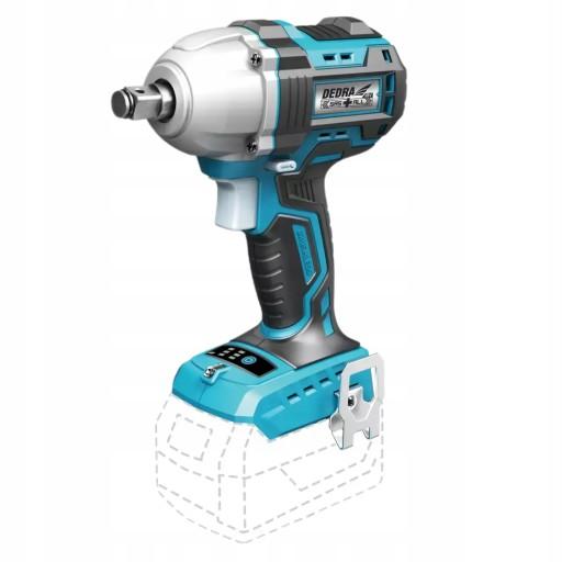 АКУМУЛЯТОРНИЙ УДАРНИЙ КЛЮЧ 450 Нм Безщітковий DEDRA