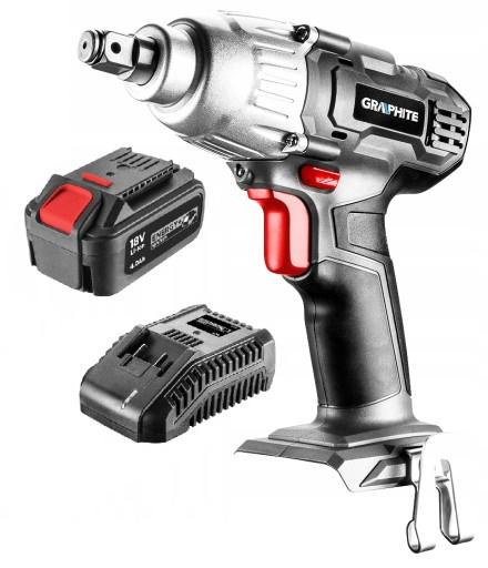 АКУМУЛЯТОРНИЙ УДАРНИЙ КЛЮЧ ДЛЯ КОЛІС 1/2 GRAPHITE 4