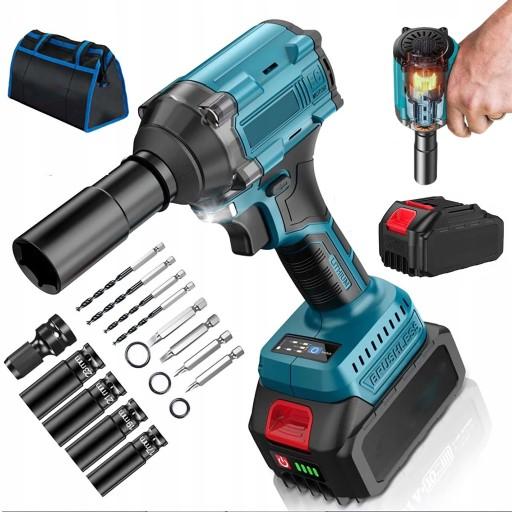 АККУМУЛЯТОРНЫЙ КЛЮЧ ДЛЯ КОЛЕС 21 В 1/2 4000 МАЧ АККУМУЛЯТОР