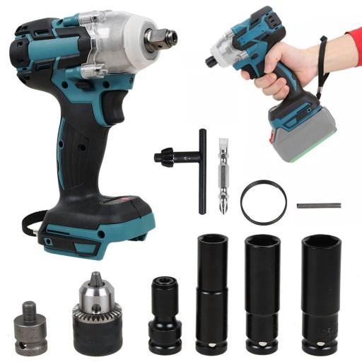 НАБІР УДАРНИХ АКУМУЛЯТОРНИХ КЛЮЧІВ 1/2'' + ГОЛОВКИ