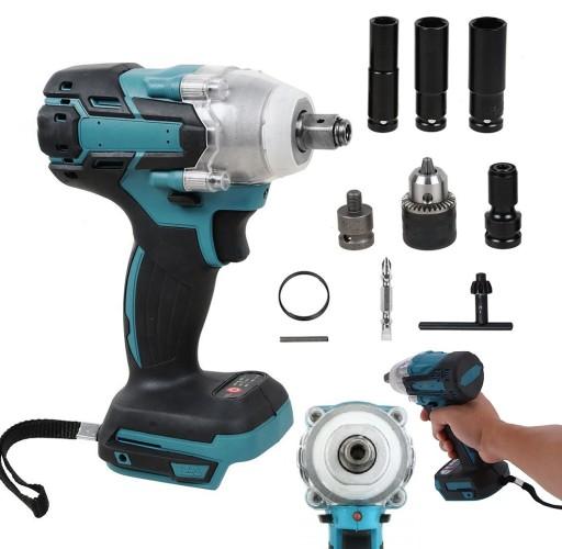 АКУМУЛЯТОРНИЙ УДАРНИЙ ГАЙКОКЛЮЧ ДЛЯ MAKITA 18V 520NM 1/2
