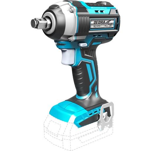БЕСЩЕТОЧНЫЙ УДАРНЫЙ КЛЮЧ 1/2 ДЮЙМА 18 В 280 Нм DEDRA