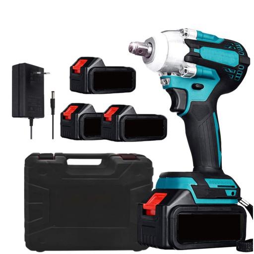 УДАРНЫЙ КЛЮЧ ДЛЯ MAKITA 18 В 650 НМ ЭЛЕКТРИЧЕСКИЙ АККУМУЛЯТОРНЫЙ 1280 Вт + 3 АККУМУЛЯТОРА