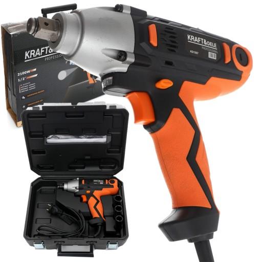 КЛЮЧ УДАРНИЙ ЕЛЕКТРИЧНИЙ 2100W 800Nm 1/2 ЦІЛЬЦЯ