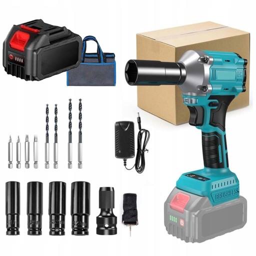 ЭЛЕКТРИЧЕСКИЙ УДАРНЫЙ КЛЮЧ ДЛЯ КОЛЕС 550 Нм 1/2