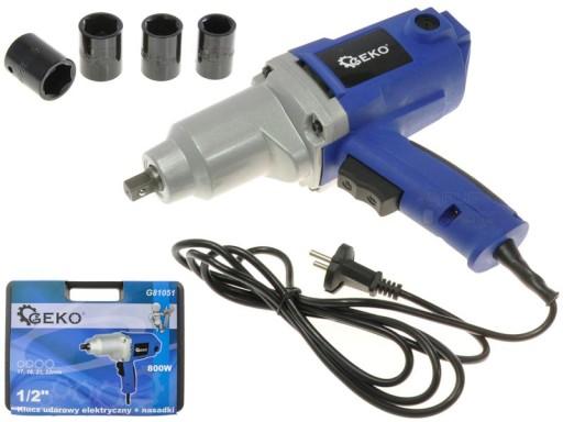 КЛЮЧ УДАРНИЙ ЕЛЕКТРИЧНИЙ ДЛЯ КОЛЕС РОЗЕТКОВИЙ 800Вт