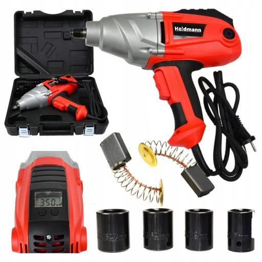 КЛЮЧ УДАРНИЙ ЕЛЕКТРИЧНИЙ ДЛЯ КОЛІС З РК-МЕТРОМ 2200 ОБОРТІВ ВЛІВ ВПРАВО