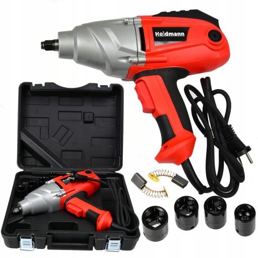 КЛЮЧ УДАРНИЙ ЕЛЕКТРИЧНИЙ З РЕГУЛЮВАННЯМ З МЕТРОМ 800Nm LCD 1/2