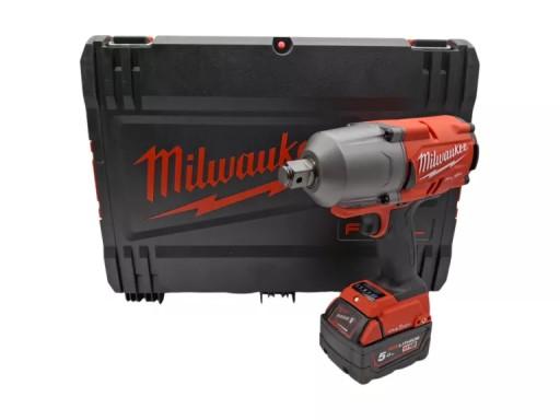 УДАРНЫЙ гайковерт MILWAUKEE M18 ONEFHIWF34 + АККУМУЛЯТОРНАЯ БАТАРЕЯ 5 Ач