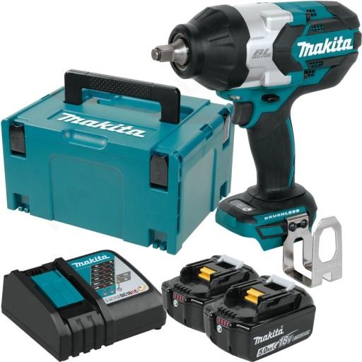 УДАРНЫЙ КЛЮЧ Makita AKU 1/2 дюйма 1000 Нм 18 В 2x5,0 Ач