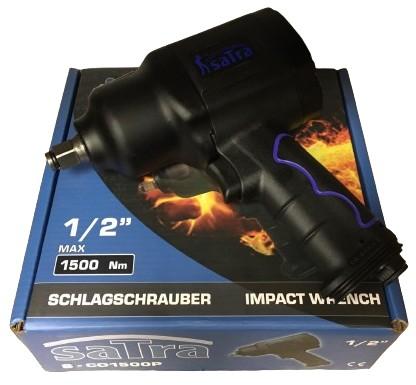 SATRA S-CO1500 УДАРНИЙ КЛЮЧ 1/2'' 1500NM ДВОЙНИЙ МОЛОТОК