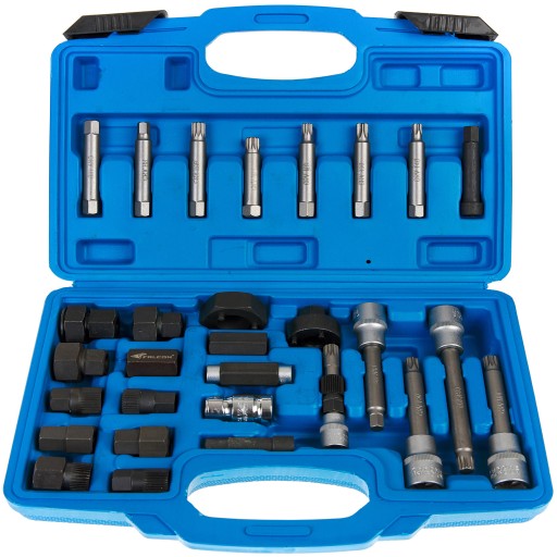 КЛЮЧІ ДЛЯ ГЕНЕРАТОРА З МУФТОЮ НАБІР КЛЮЧІВ ДЛЯ ГЕНЕРАТОРА 30 ЕЛЕМЕНТІВ.